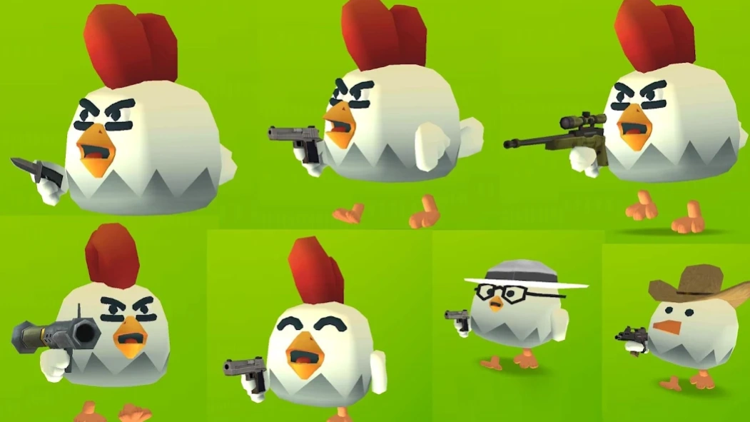 Review Screenshot - Chicken Game – Gun down the Opposing Chickens