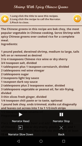 Chinese Recipes Screenshot