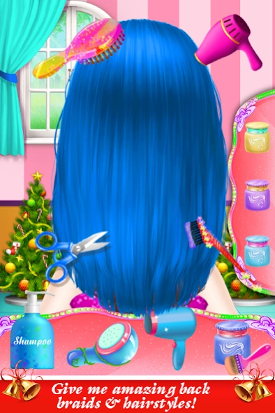 Christmas Girls Braided Salon 1.3 Screenshot