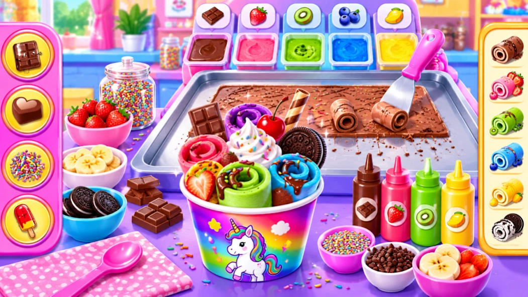 Ice Cream Maker Desserts Game Screenshot
