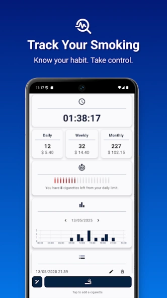 cigarettes smoked this year counter Cigarette Counter and Tracker 2.2 Free Download