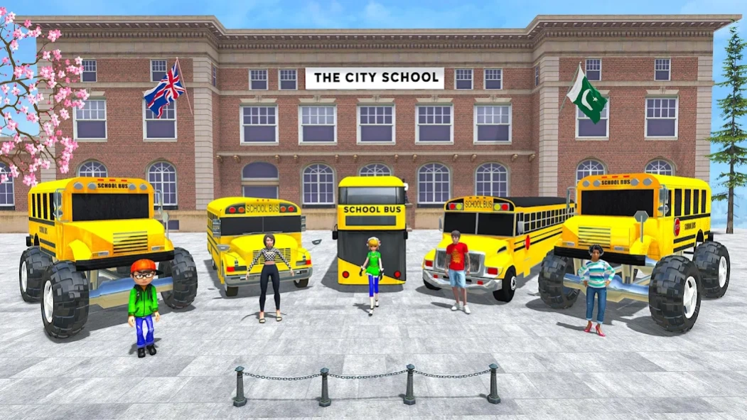City School Bus Driving Sim:3D 1.16 Screenshot