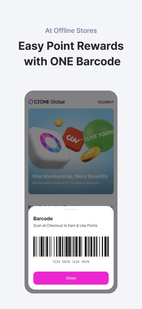 CJ ONE 5.0.1 Screenshot