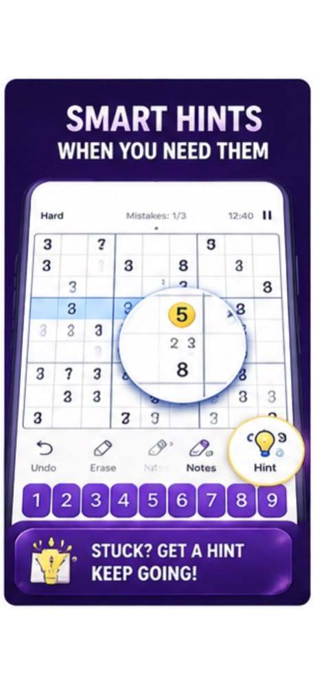 Sudoku Master: Brain Game 2.2 Screenshot
