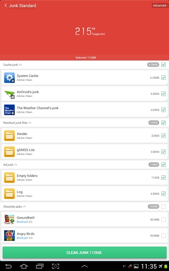 Clean Master 2.3.5 Screenshot