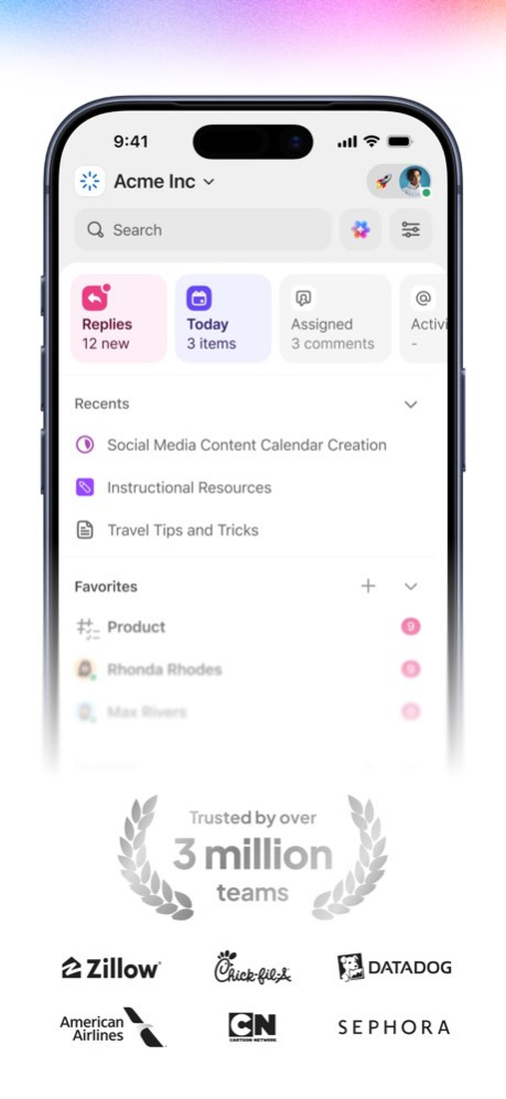 ClickUp: Tasks, Chat, Docs, AI 7.3.4 Screenshot