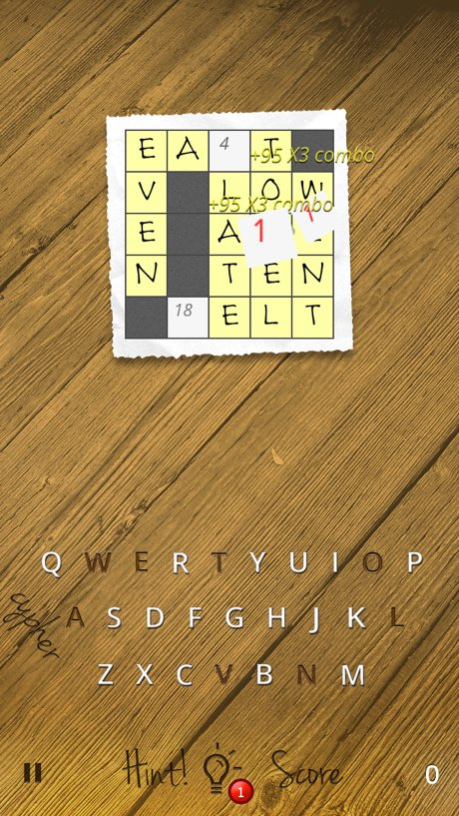 Clueless Crossword Party! Lite 1.1 Screenshot