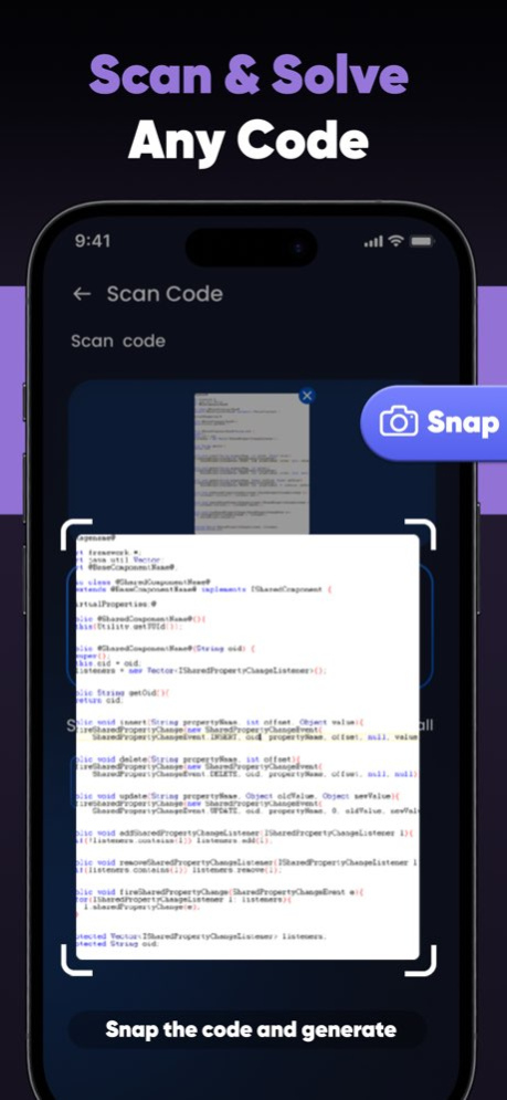 Vibe Code: AI Code Generator 3.3 Screenshot
