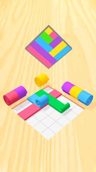 Review Screenshot - Color Game – Recreate Pictures Using Color Rolls