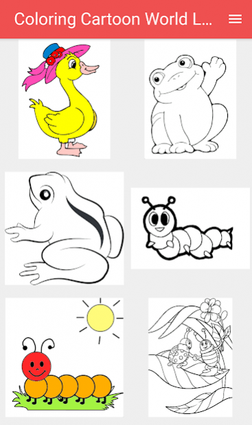 Download Coloring Cartoon World Larva 1 0 3 Free Download