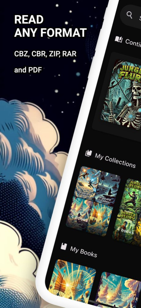Comic Reader CBR, CBZ & PDF 1.36.4 Screenshot