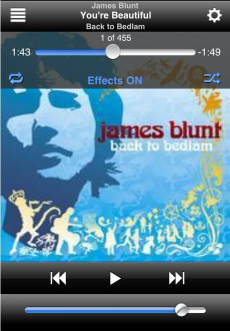 ConcertPlay - Music player with Surround Sound 1.2 Screenshot