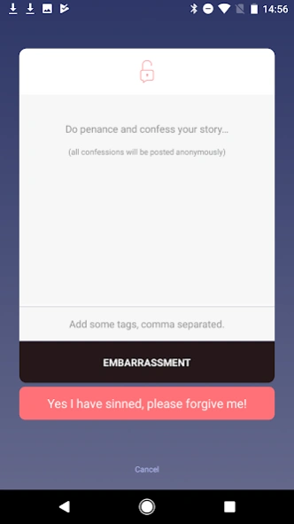 Confessions 3.0 Screenshot