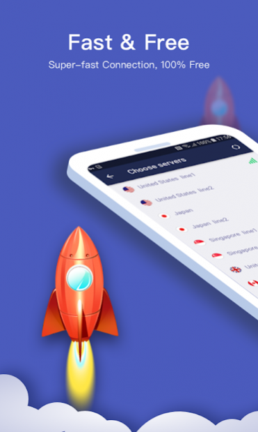 Connect VPN — Free, Fast, Unlimited VPN Proxy 1.4.5 Screenshot