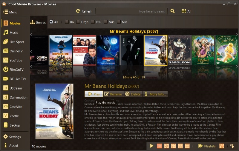 Cool Movie Browser 4.1.151215 Free Download