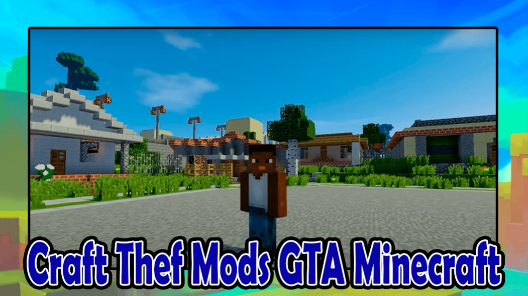 Craft Thef Mods GTA Minecraft 1.55 Screenshot
