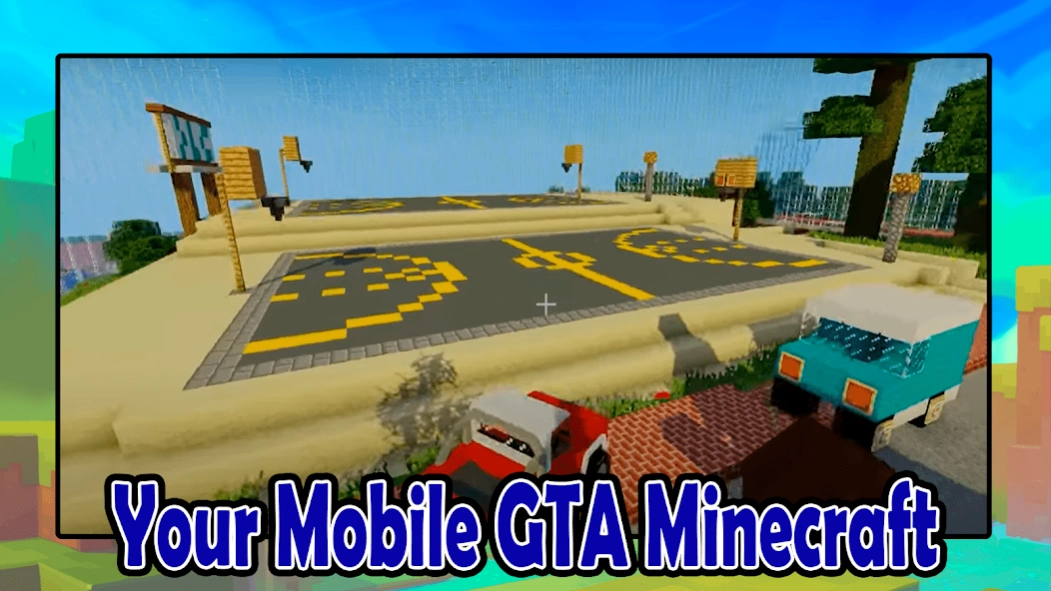 Craft Thef Mods GTA Minecraft 1.55 Screenshot