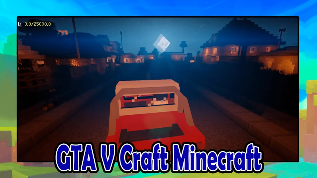 Craft Thef Mods GTA Minecraft 1.55 Screenshot