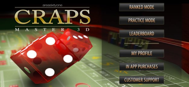 Craps Master 3D 2.2 Screenshot