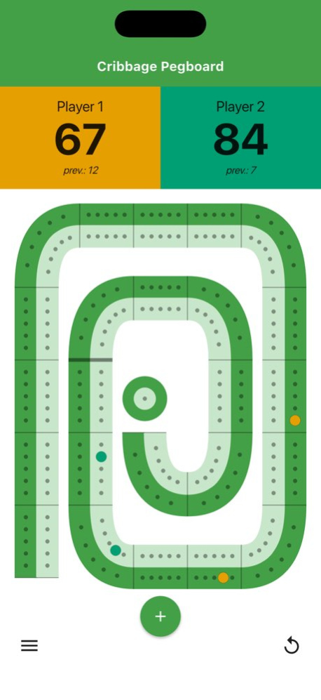 Cribbage Pegboard Tracker 1.12.0 Screenshot