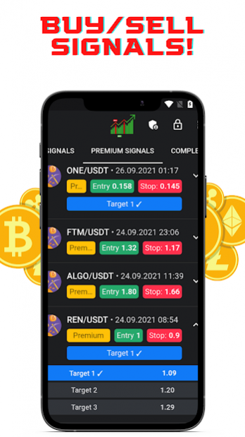 Crypto Signals - crypto buy sell - forex signals 1.0.7 Screenshot