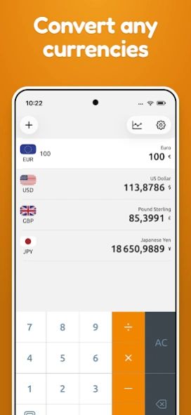 Currency Converter: Live Rates Screenshot