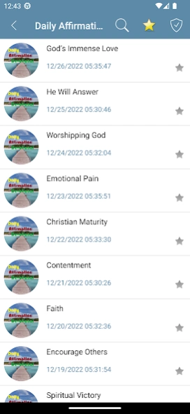 DAILY AFFIRMATION DEVOTIONAL Screenshot