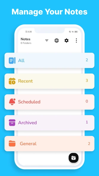 Daily Notes: Easy Notepad Screenshot