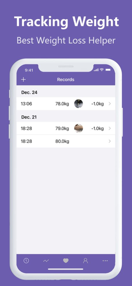 Daily Weight Tracker:BMI & BFP 1.3.1 Screenshot