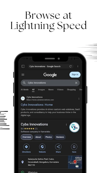 DarkFlow Browser Screenshot