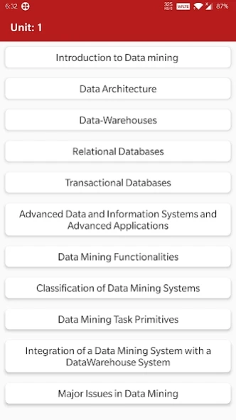 Data mining & Data Warehousing Screenshot
