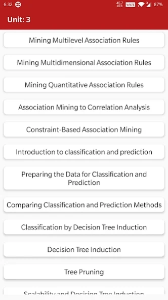 Data mining & Data Warehousing Screenshot