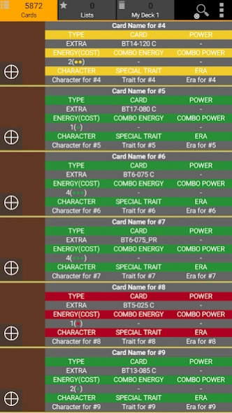 Database for Super Ball TCG 1.126 Free Download