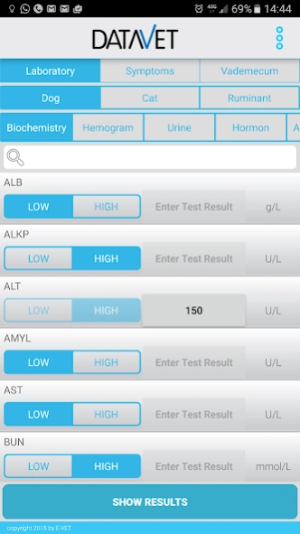 DATAVET Screenshot