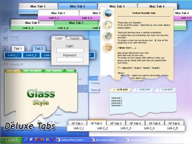 Deluxe Tabs 4.1 Screenshot
