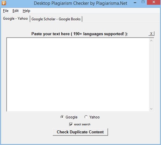 Desktop Plagiarism Checker