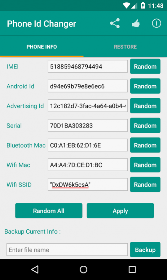Device id changer clearance