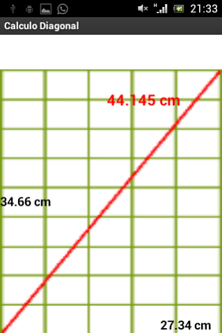 Diagonal calculator sales
