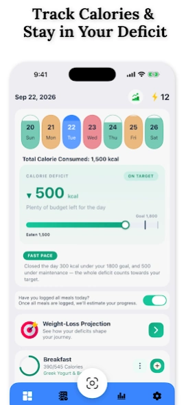 Calorie Deficit Calculator 7.6.7 Screenshot