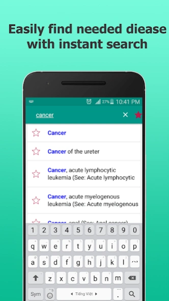 Diseases Dictionary Offline 5.5 Screenshot