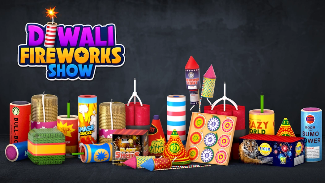 Diwali Fireworks Play 3D Show 7.0 Screenshot