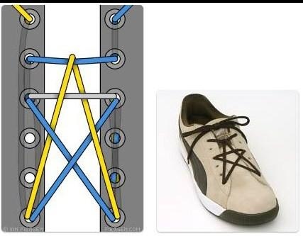 step by step shoelace designs
