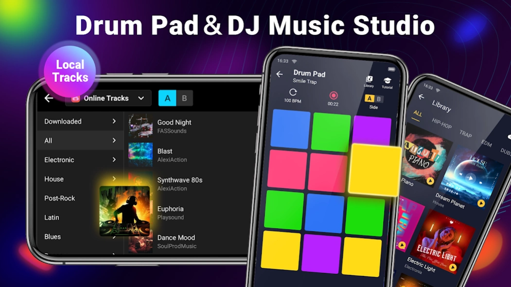 DJ Music mixer - DJ Mix Studio 1.2.0 Screenshot