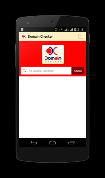 Domain Name Checker Screenshot