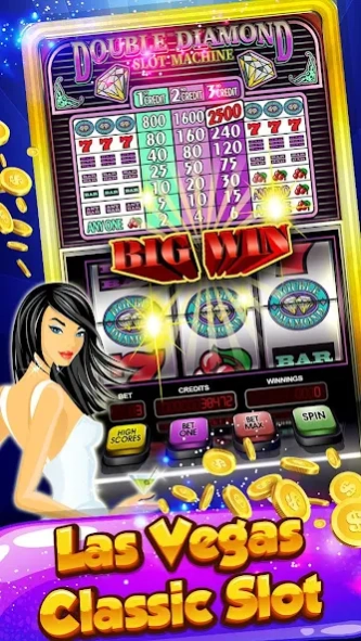Double Diamond Slot Machine 3.6.4 Screenshot