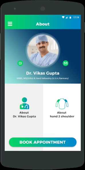 Dr Vikas Gupta (Hand Surgeon) 1.1 Screenshot