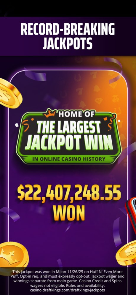 DraftKings Casino - Real Money 5.54.0 Screenshot