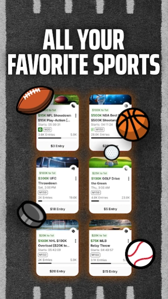 DraftKings Fantasy Sports 5.76.781 Screenshot