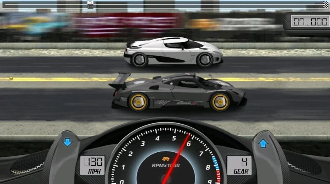 Review Screenshot - Drag Racing Game – Time Your Gear Shifts to Perfection and Win