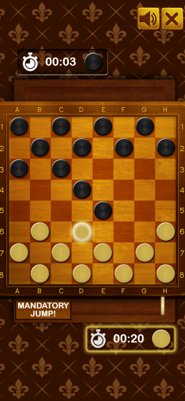 Draughts Royal 8X8 2.0 Screenshot